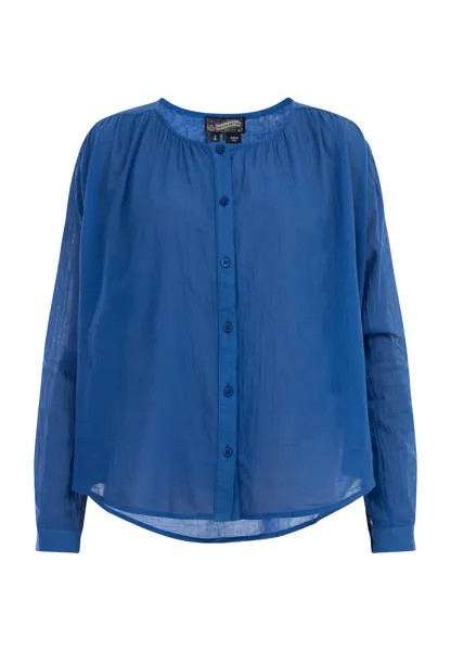 Блуза DreiMaster Langarm, синий