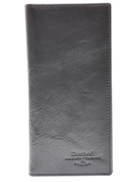 Портмоне Dierhoff мужское цвет черный, артикул Д8148-544