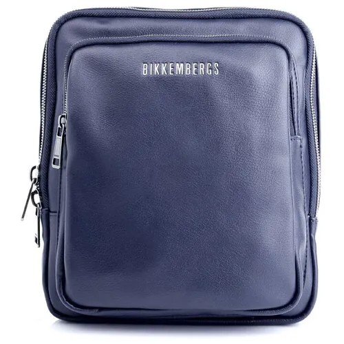 BIKKEMBERGS, сумка мужская, цвет: темно-синий, размер: UNI