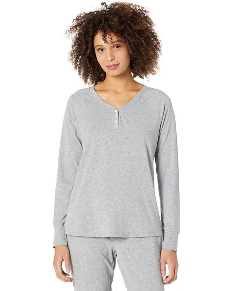 Пижамный комплект L.L.Bean Super Soft Shrink-Free Lounge Set, цвет Light Gray Heather