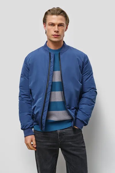 Бомбер мужской Baon B5423004 синий 3XL