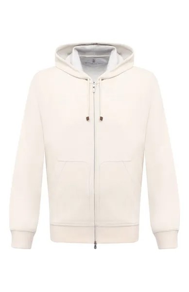 Толстовка из кашемира и хлопка Brunello Cucinelli