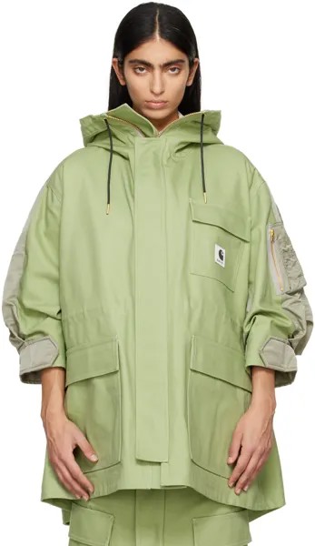 Зеленый - Пальто Carhartt WIP Edition Sacai
