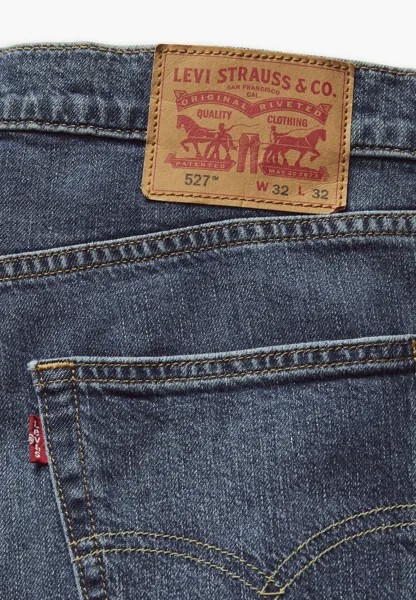 Джинсы Bootcut 527 STANDARD Levi's, синий деним
