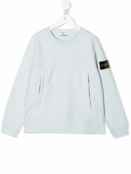 Stone Island Junior толстовка с нашивкой