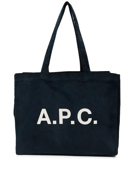 A.P.C. сумка-тоут с логотипом