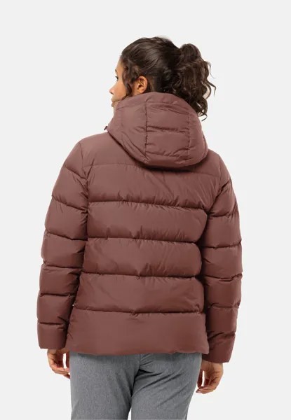 Пуховик FROZEN PALACE Jack Wolfskin, пестрый коричневый