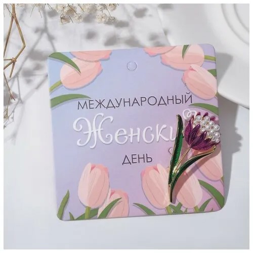 Брошь NewStore, мультиколор