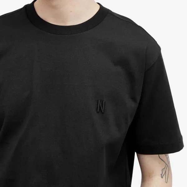 Norse Projects Футболка с логотипом Yoga N, черный