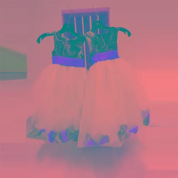 Камуфляжное платье для девочек с изображением настоящих деревьев, 2023, белая юбка из тюля, Детские вечерние платья для малышей, камуфляжная праздничная одежда для девочек