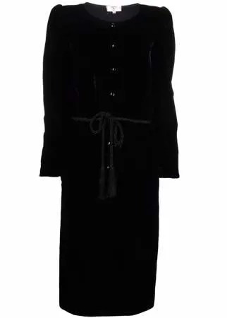 Valentino Pre-Owned платье миди 1980-х годов с поясом