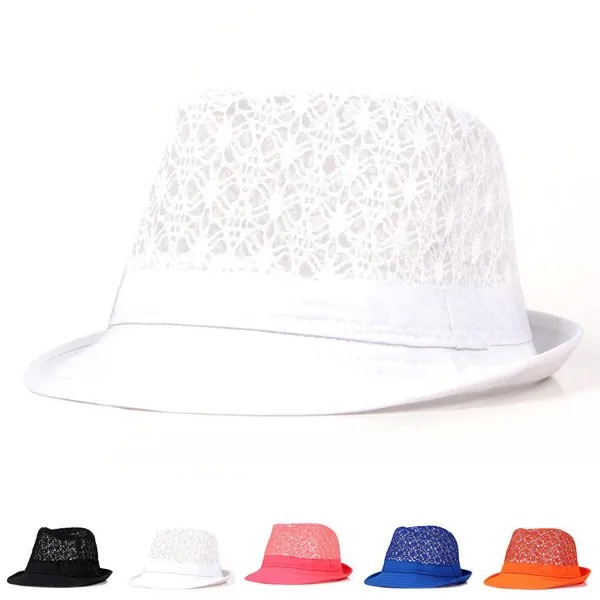 Женщины Конфеты Цвет Выдолбленная пляжная шляпа Рейнджер Шляпа Солнце Шляпа Летняя шапочка