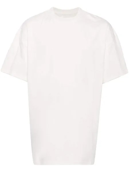 Jil Sander футболка с логотипом, белый