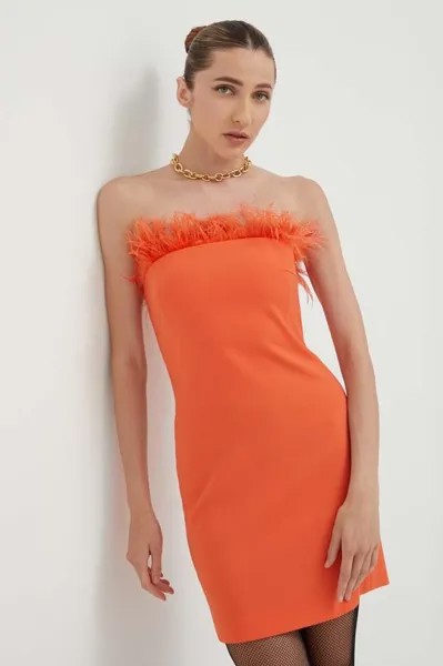 Платье Patrizia Pepe, оранжевый