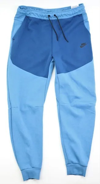 Мужские джоггеры Nike Tech Fleece размера Large CU4495-469 Брюки голландско-синего/кораллового цвета