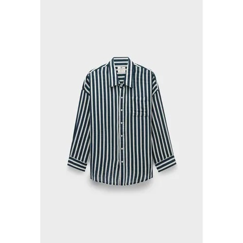 Рубашка DENIMIST button front shirt, размер 44, мультиколор
