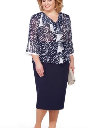 Костюм Pretty-843/1 В цвете: Синий; Размеры: 56,58,60,62,64,66