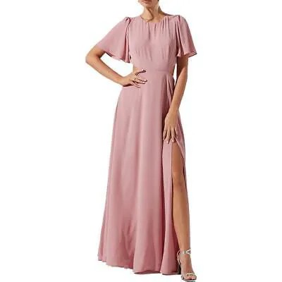 Женское розовое шифоновое вечернее платье ASTR the Label Katrina M BHFO 6633
