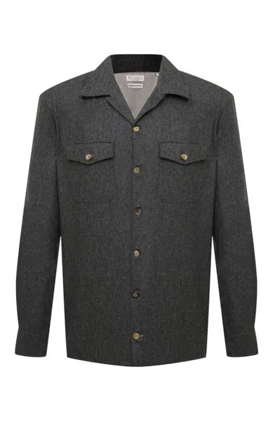 Шерстяная куртка-рубашка Brunello Cucinelli