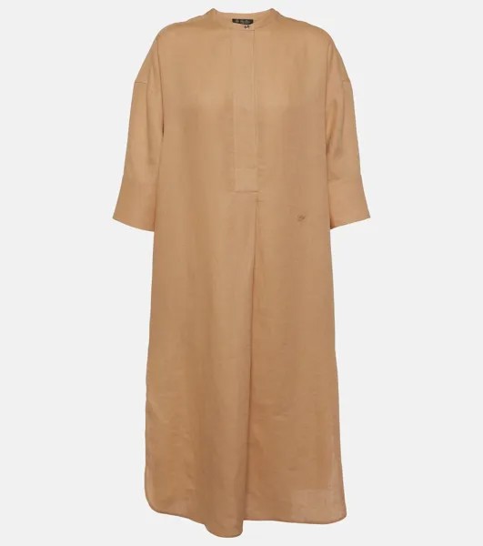 Льняная туника Lindsie Loro Piana, бежевый