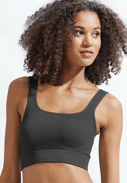 Топ CROP LASCANA, цвет schwarz