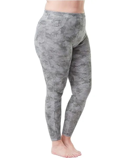 Брюки Spanx Jean-ish Ankle Leggings, цвет Stone Wash Camo