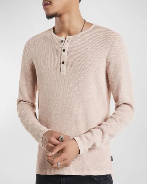 Мужская рубашка Memphis Waffle Henley John Varvatos