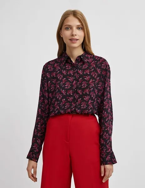 Рубашка женская United Colors of Benetton 21A_5UEF5QD74 разноцветная L