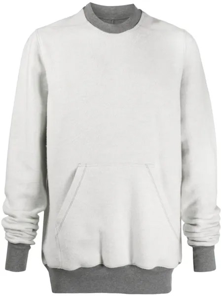 Rick Owens DRKSHDW толстовка с круглым вырезом, серый