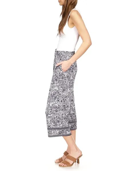 Брюки Michael Kors Paisley Border Pants, цвет Midnight Blue