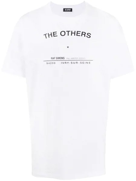 Raf Simons футболка с принтом The Others