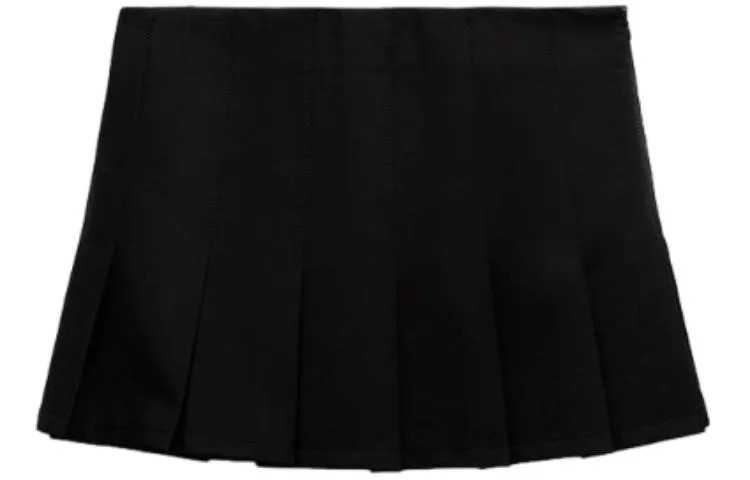 Повседневная юбка женская черная Zara