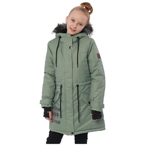 Парка UKI KiDS, размер 134, хаки