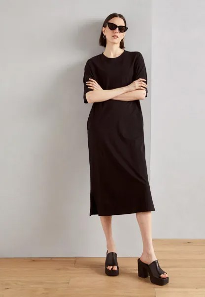Платье из джерси DRESS MIA BASIC Lindex, цвет black