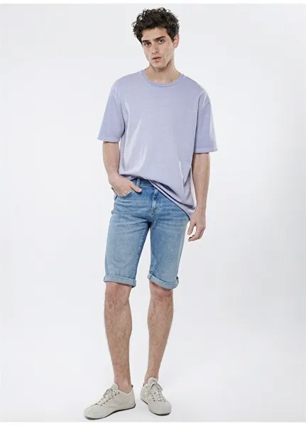 Обычные прямые мужские джинсовые шорты Mavi