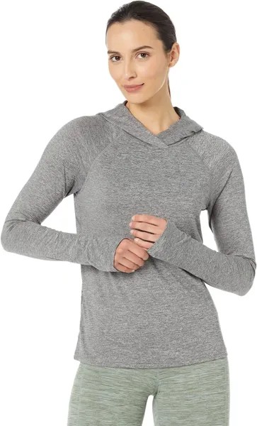 Толстовка Godri Swift Hooded Long Sleeve SKECHERS, цвет Charcoal