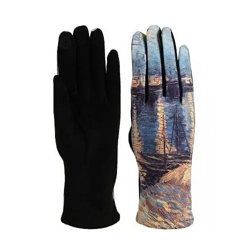 Перчатки Lorentino, демисезон/зима, подкладка, размер 17, черный