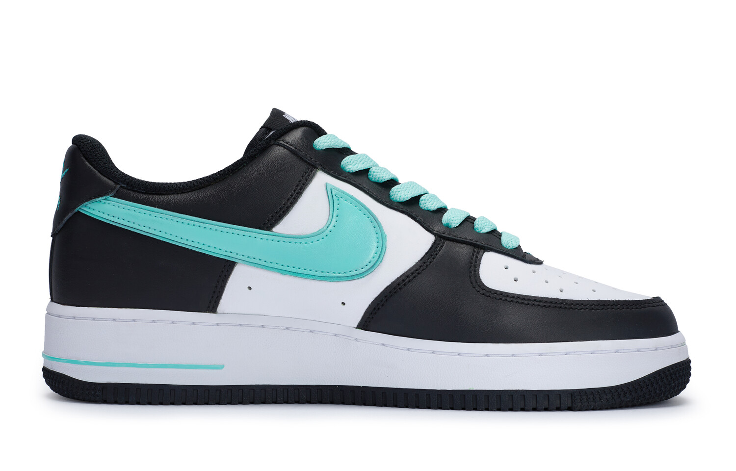 Кроссовки Nike Air Force 1 Skateboarding Shoes Unisex Low-top Tiffany, черный/белый
