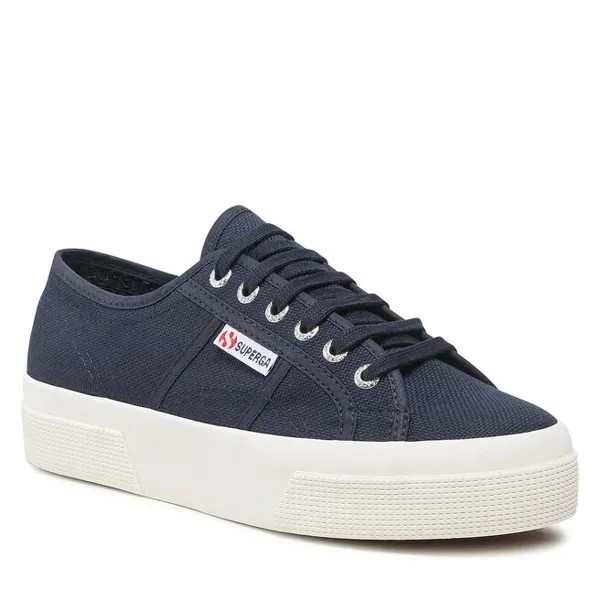Кроссовки Superga Platform, темно-синий