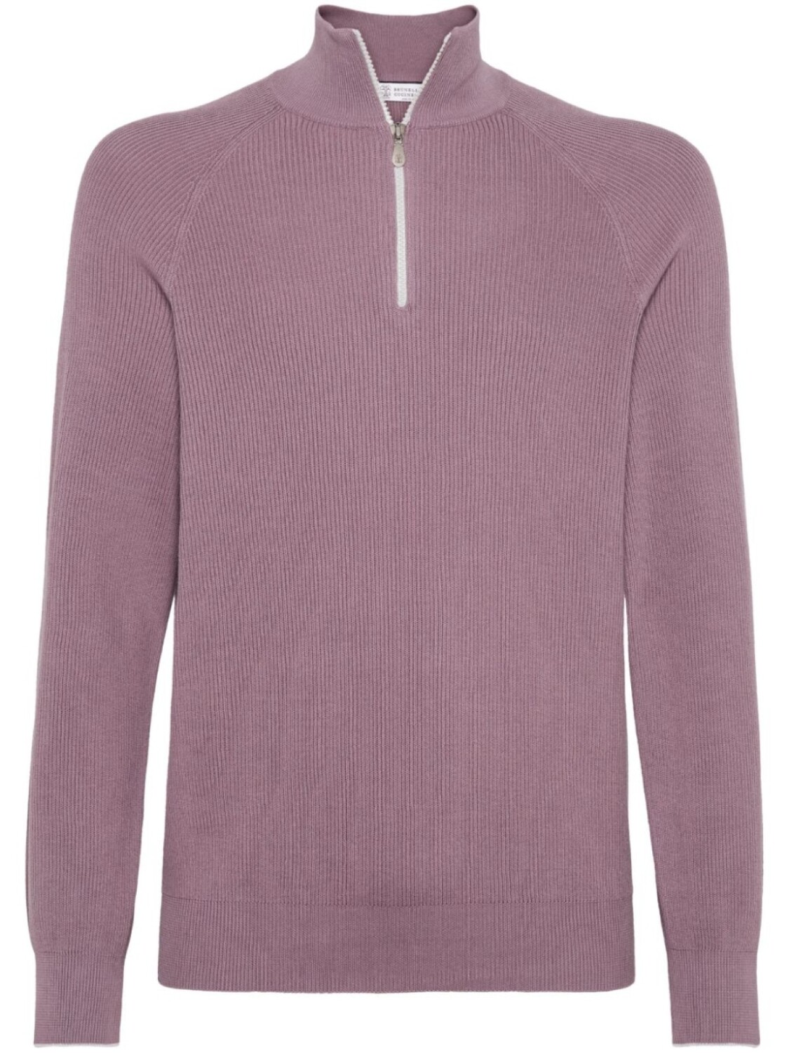Brunello Cucinelli джемпер на молнии, фиолетовый