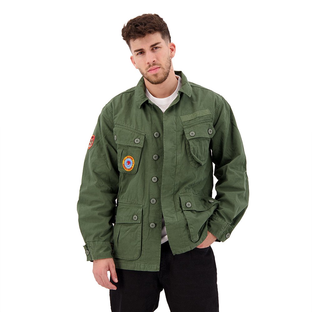 Куртка Superdry Tropical Combat, зеленый