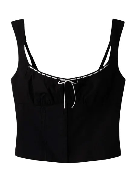 Блуза Bershka, черный