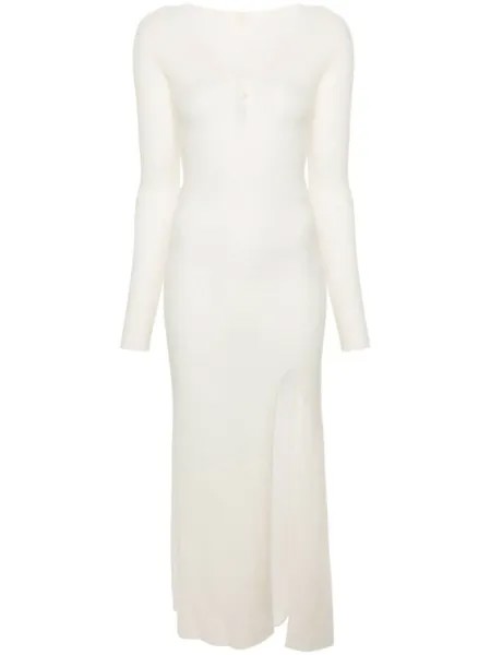 Jacquemus платье макси La Robe Alzou, белый