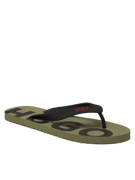 Шлепанцы мужские HUGO BOSS 50488935 зеленые 39-40 EU