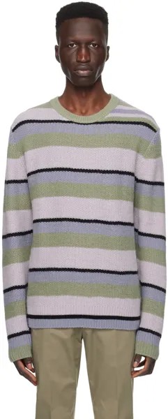 Разноцветный полосатый свитер Paul Smith, цвет Greens
