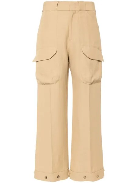 Ermanno Scervino прямые брюки карго, нейтральный цвет