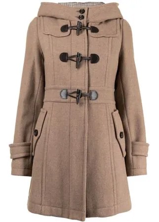 Burberry Pre-Owned дафлкот с капюшоном