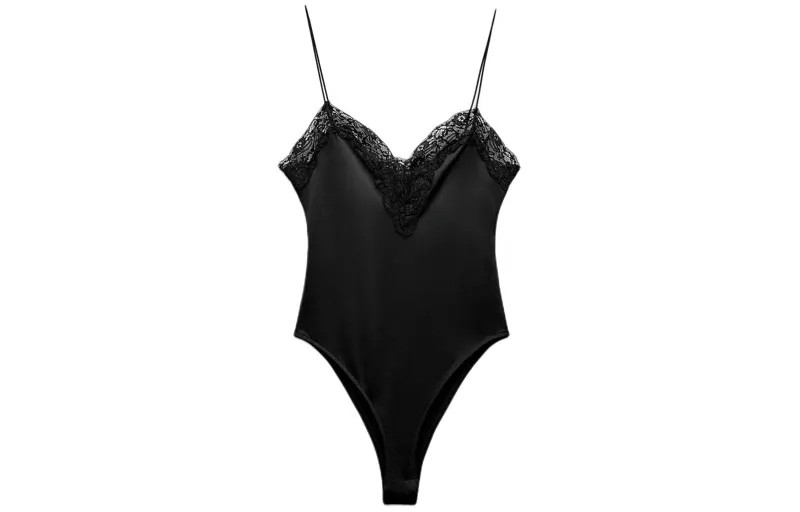 Боди Женский Черный Zara