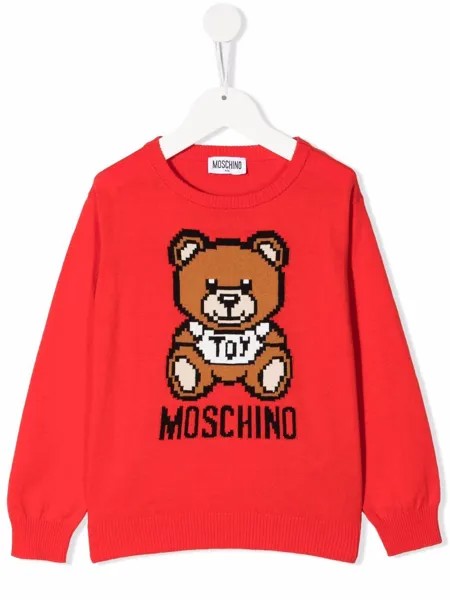 Moschino Kids джемпер с логотипом