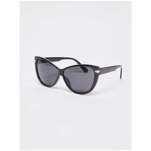 Солнцезащитные очки овальной формы, цвет Черный, размер No_size